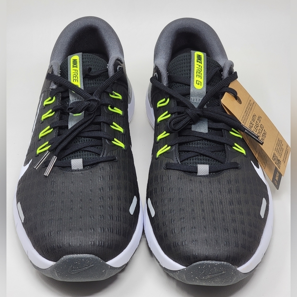 Nike Free Golf NN Golf Shoes Black Iron Grey White FN0332-001 Mens Size 10.5 New - Picture 9 of 11